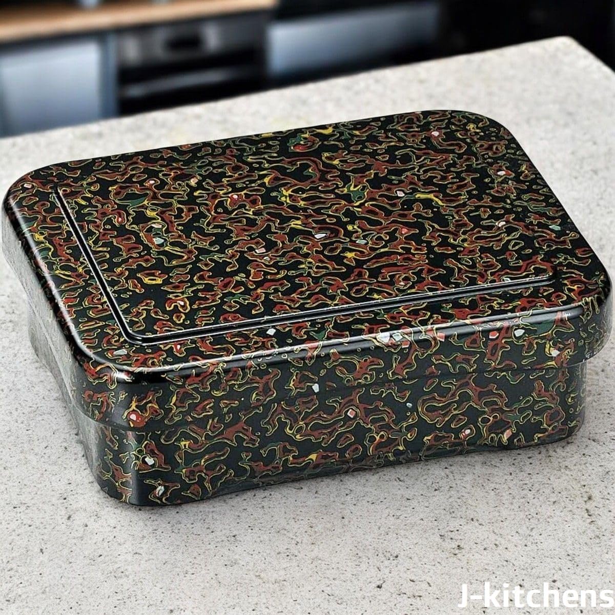Amazon.co.jp: J-kitchens 鰻重箱 日本製 5個セット うな重 重箱 隅丸