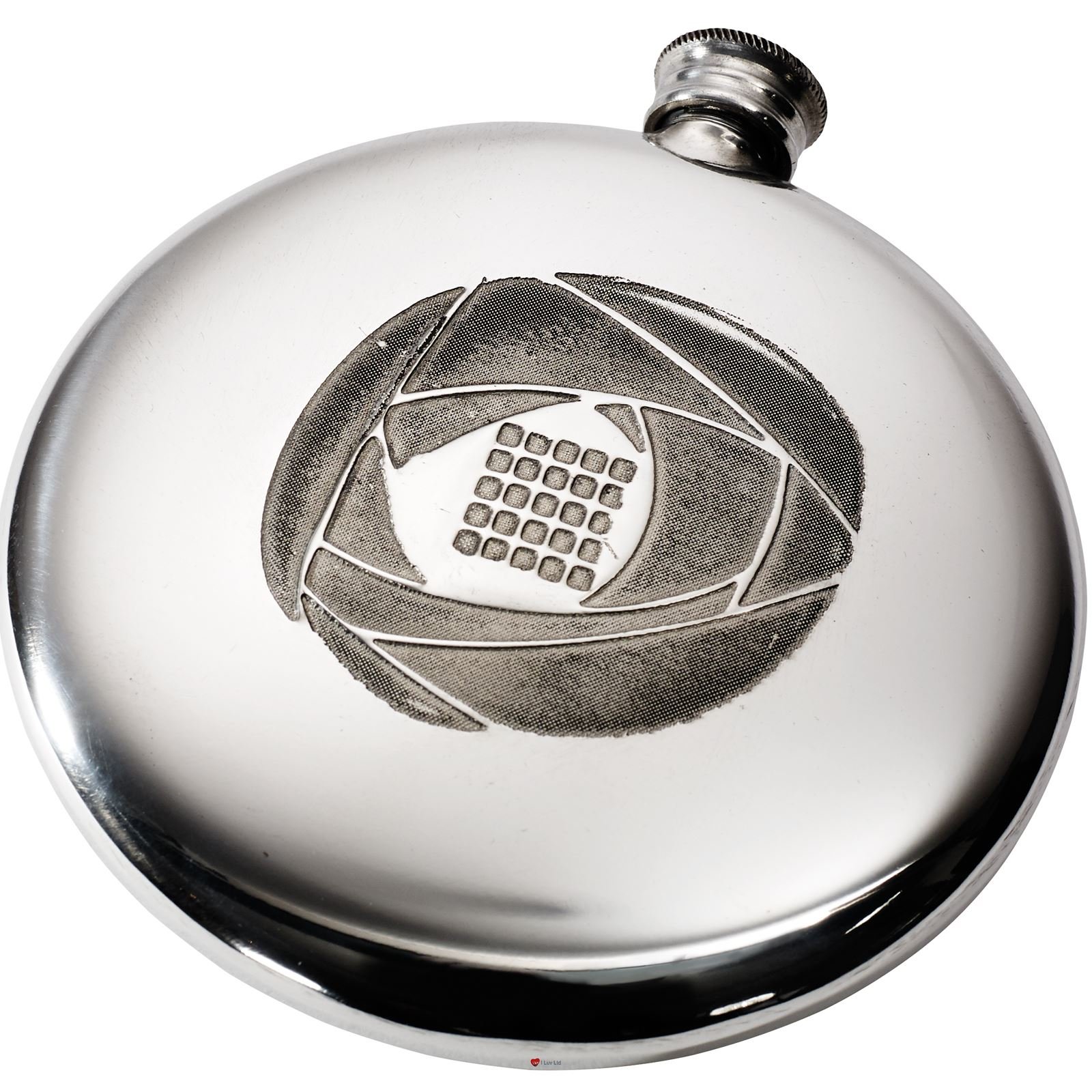 Flasque étain sans goût métallique | Format rond Mackintosh 4oz