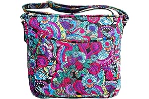 Floral Quilted Crossbody Bag for Women