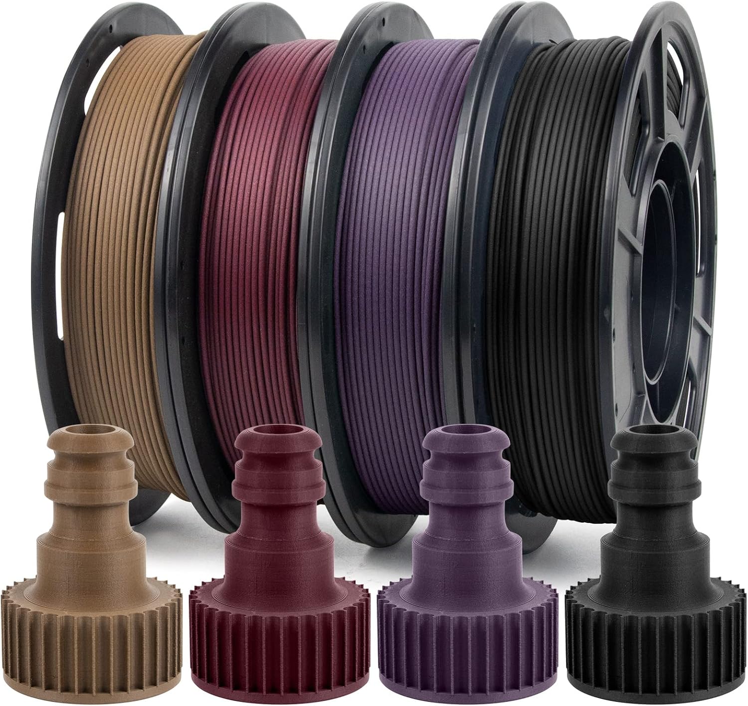 iSANMATE Pla Filament 1.75mm, Colorful Carbon Fiber Filament, 3D Printer Filament