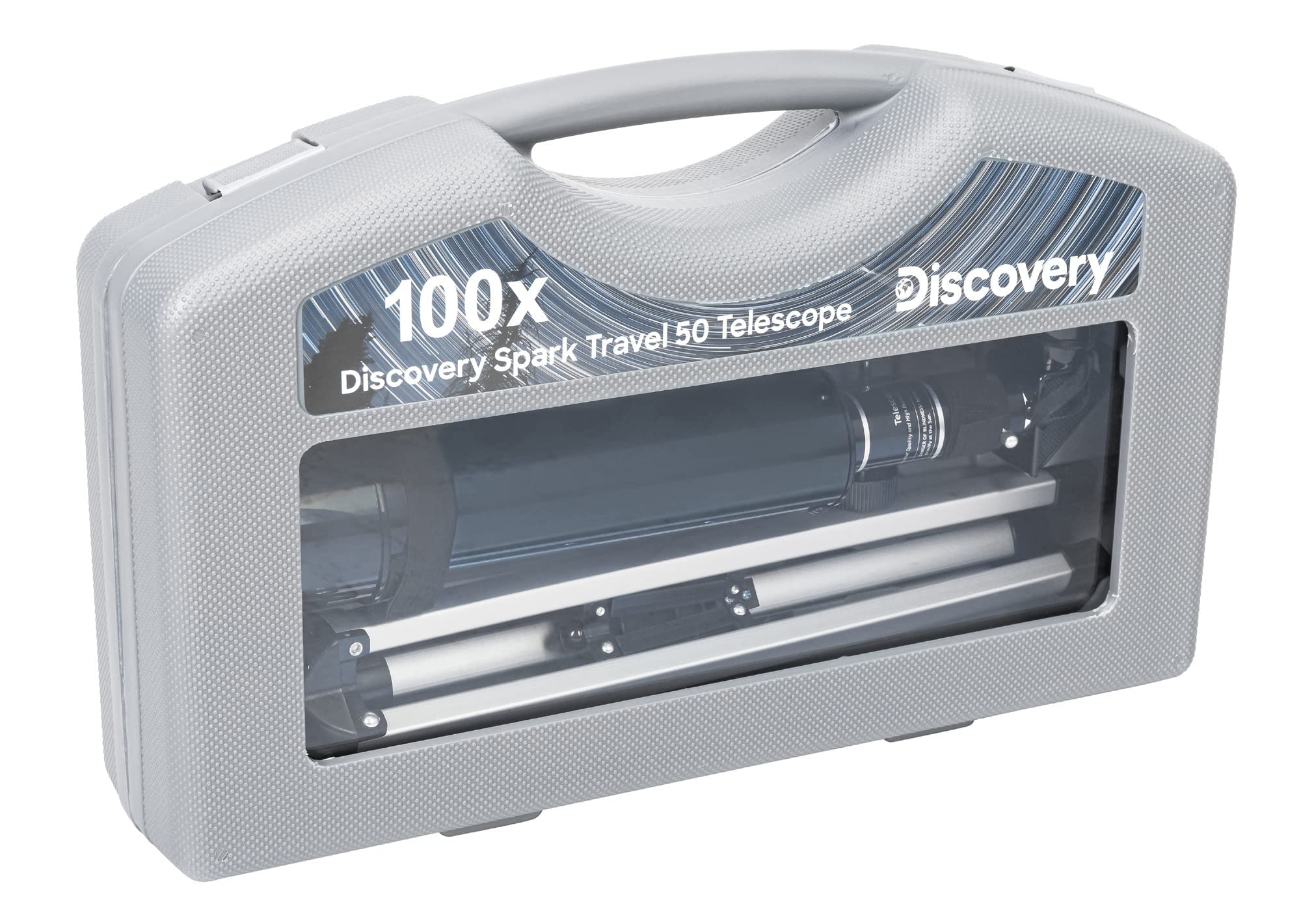Telescopio Discovery Spark Travel 50 con libro in Italiano
