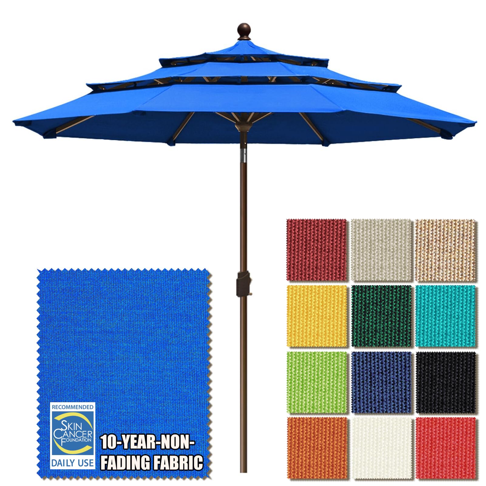 cantelever patio umbrella Domi Outdoor Living Cantilever Patio Umbrella