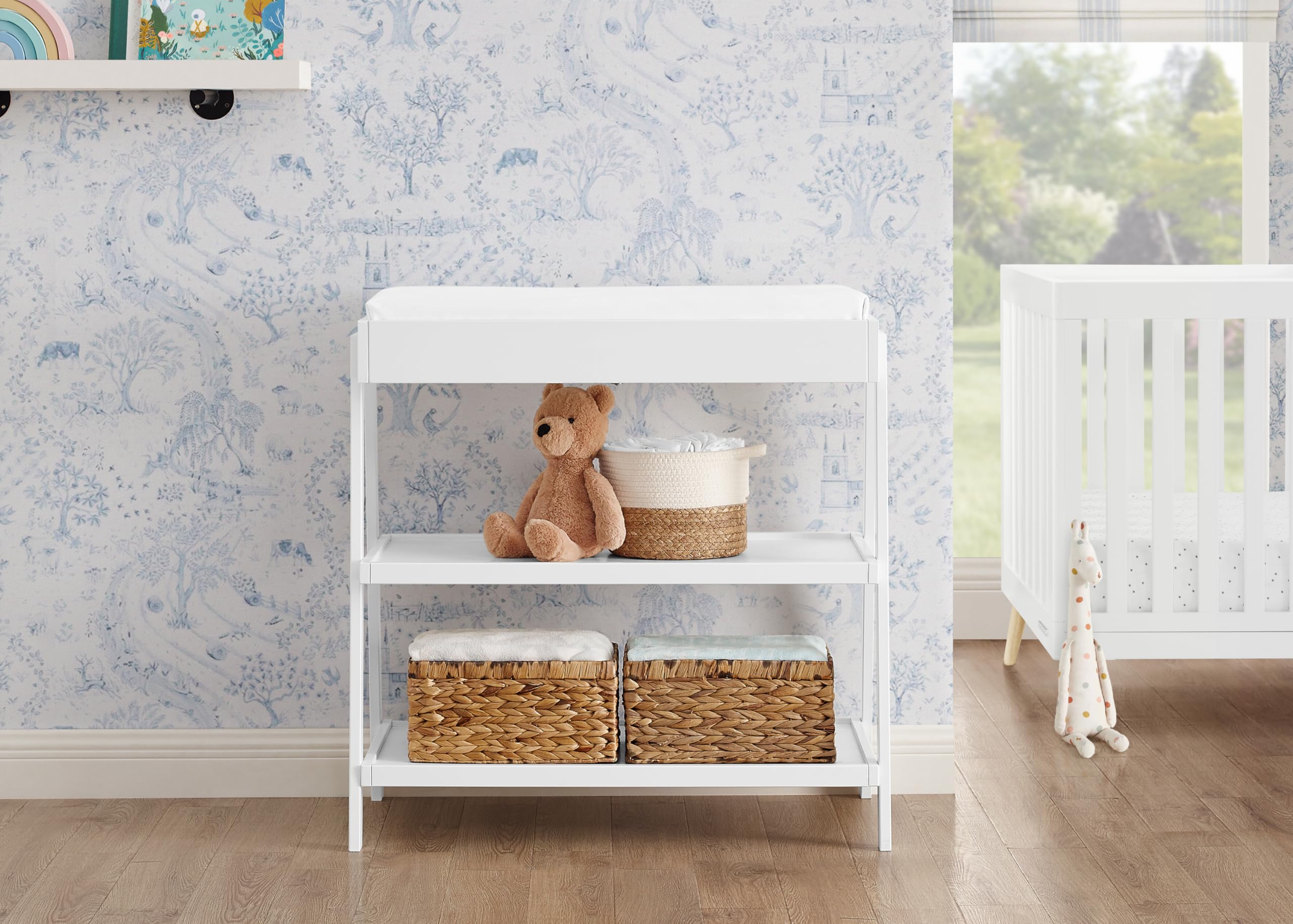 Condition photo showing New/Like New for delta children scout changing table - greenguard gold certified, bianca white