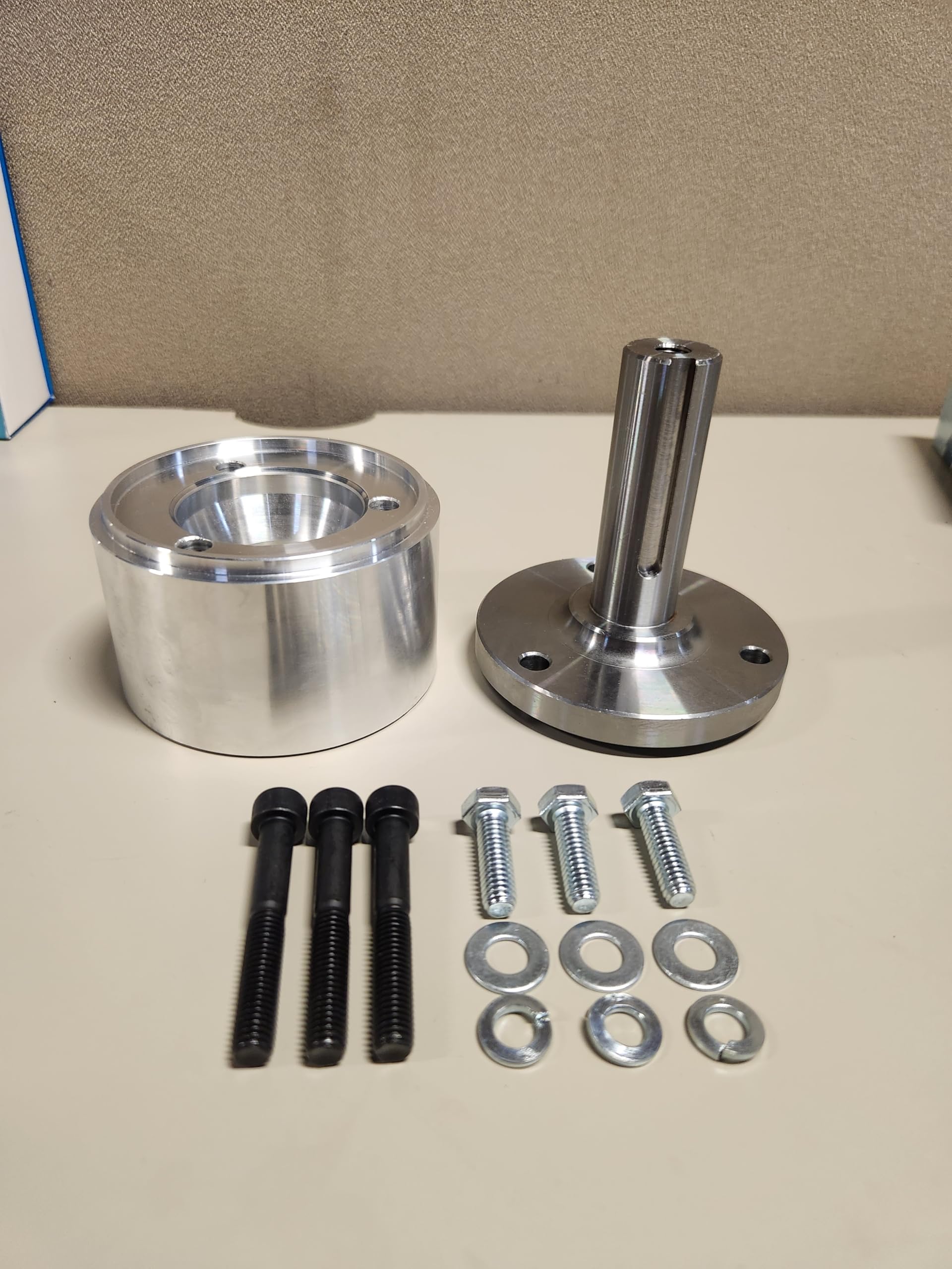 Flywheel PTO Drive Kit for Pred ator 670 - High-Torque Silver Steel Shaft, Universal Engine Power Take-Off Assembly