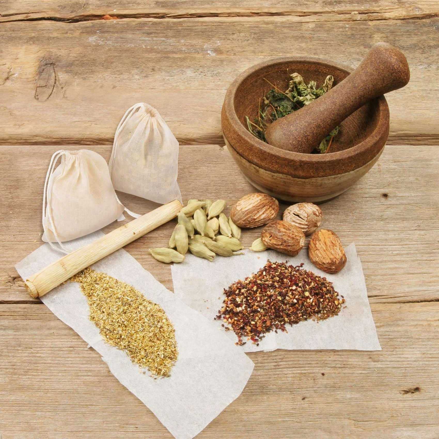 400 Pièces Le Coton de Cordon Met en Sac des de Mousseline, des D'Infusion de Thé (4 x 3 Pouces)