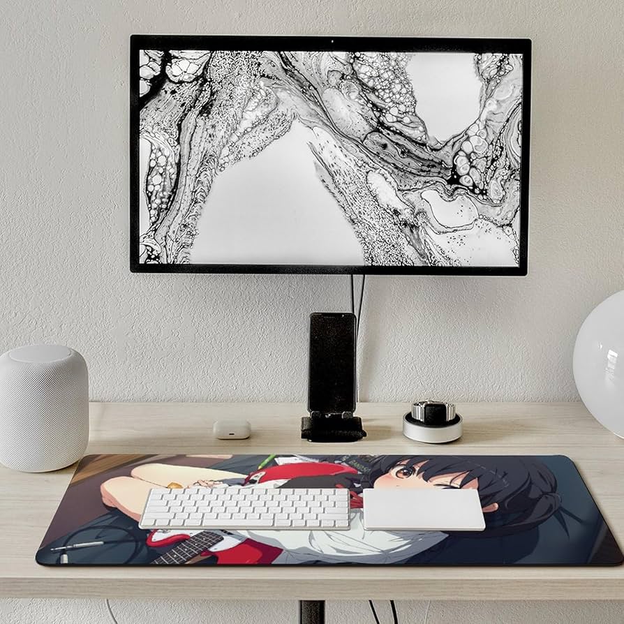 Amazon.co.jp: マウスパッド 可愛いアニメ柄 中野梓 あずにゃん けい