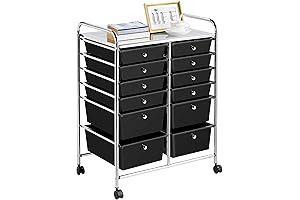 Cricut Storage Organizer Cart with Drawers and Wheels