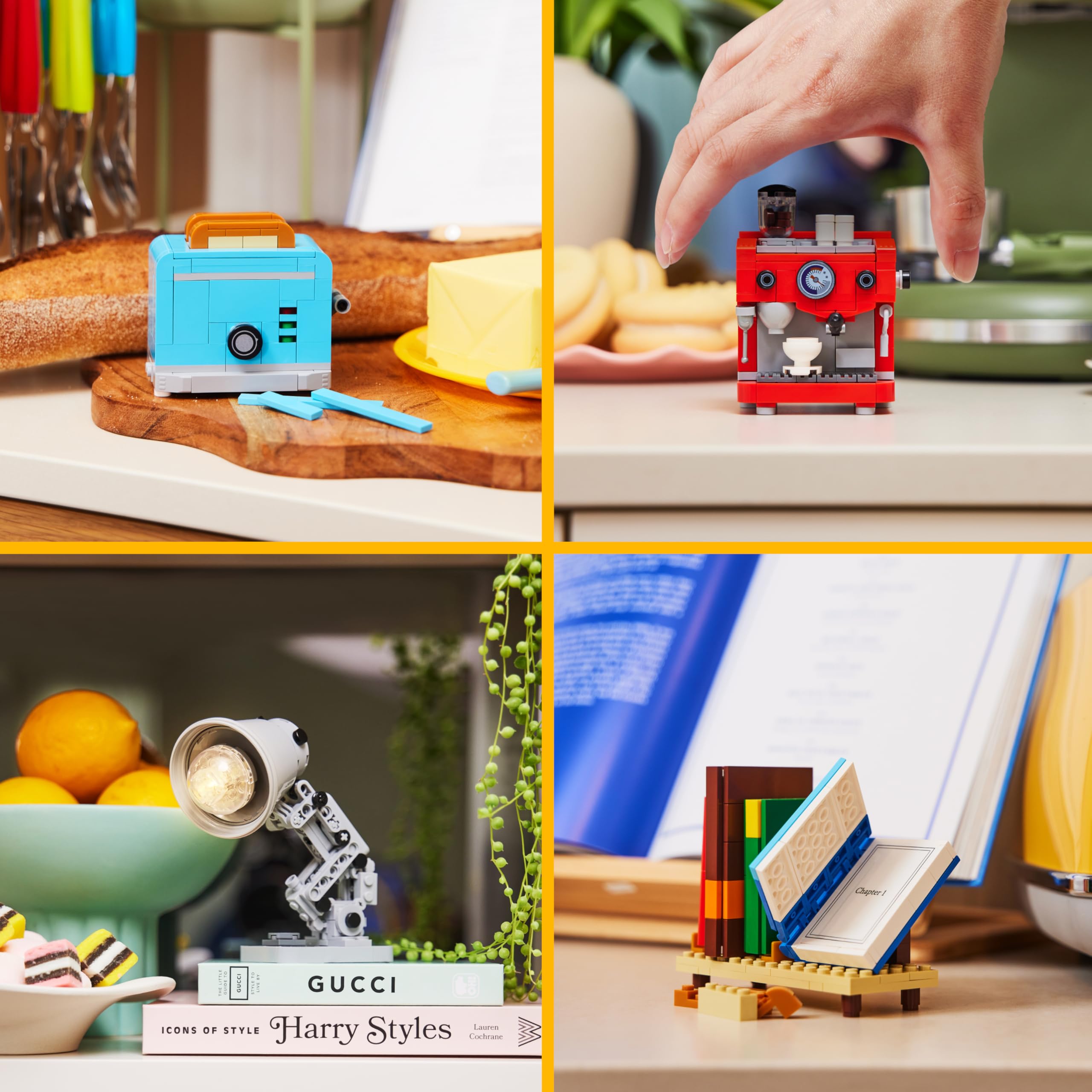 Max Build More Premium Colección Hogar Paquete de 4 de ZURU: Juguete Sorpresa con Bloques. hasta 601 Piezas y diseños interactivos para Construir y exhibir. para Mayores de 8 años