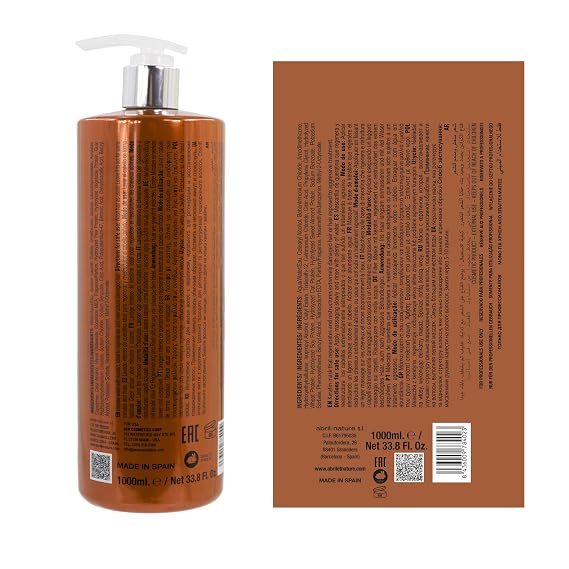 Abril Et Nature Instant Mask Keratin - 1000 ml - Treatment for Severely Damaged Hair - Restores Strength to the Hair Fibre - Powerful Anti-Frizz - Hair Conditioner