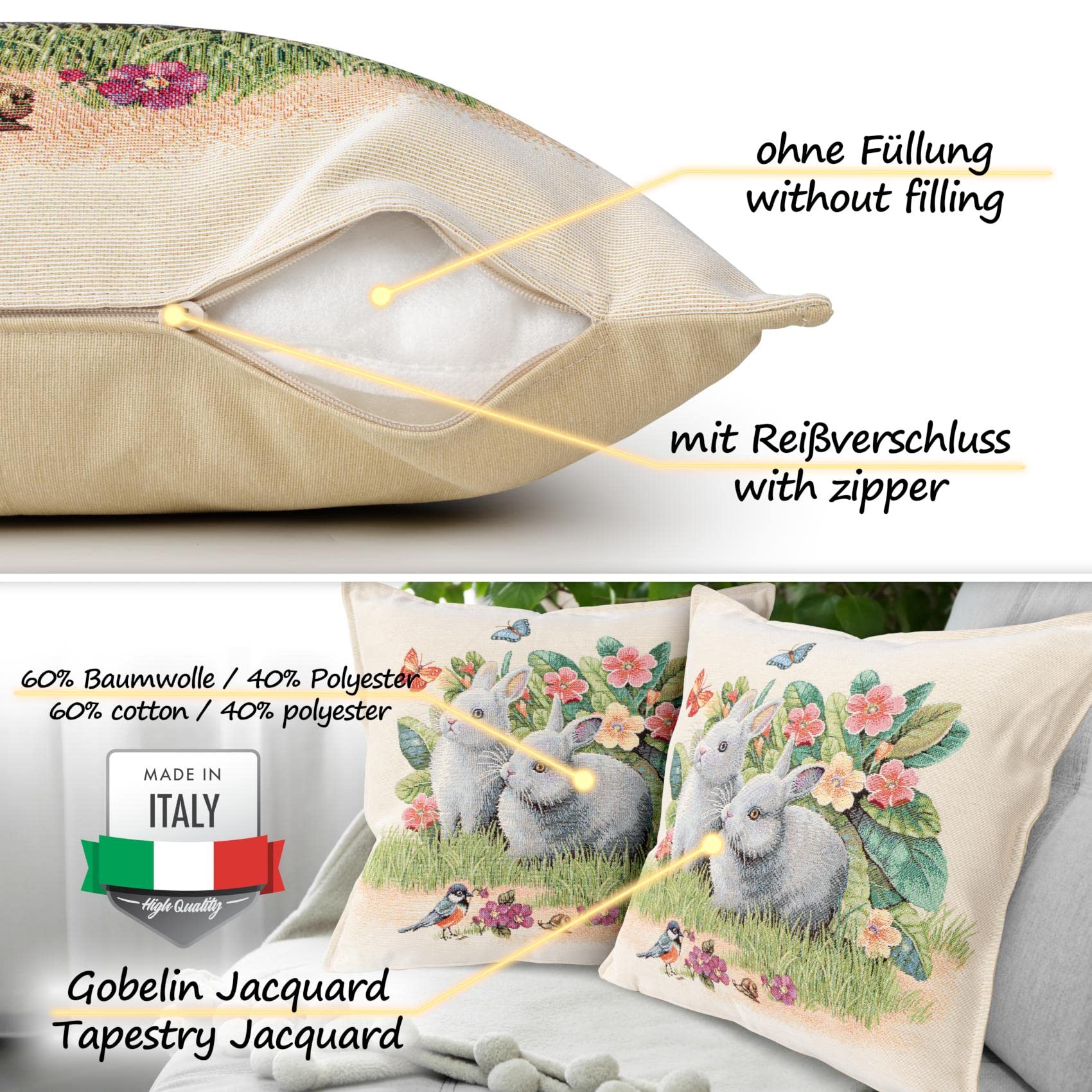 OKYUK Federa per divano spesso in peluche a forma di coniglio, antiscivolo, super morbida, in finta pelliccia, per proteggere i mobili (crema, 90 x 210 cm