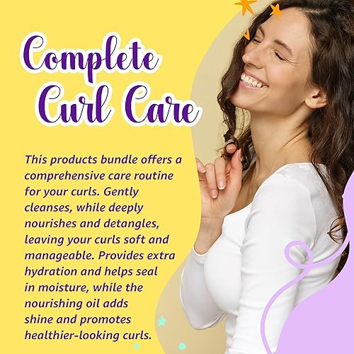 Miniatura 3 de Set de champú y acondicionador hidratante sin enjuague, kit nutritivo para el cabello, productos para el cabello rizado, nuez de macadamia, paquete