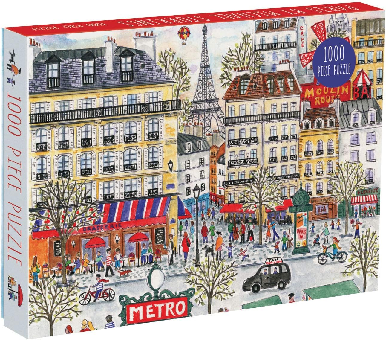 Galison Michael Storrings Paris 1000 Piece Puzzle