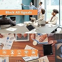 Vista 4 de Paquete de 4 bolsas Faraday para portátiles, tabletas, radio y llaves de coche, jaula Faraday, protector de llavero Faraday, bolsa RFID impermeable