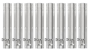 Plantex 8-inches Long Latch Lock for Door and Windows - Smooth (Pack of 8)