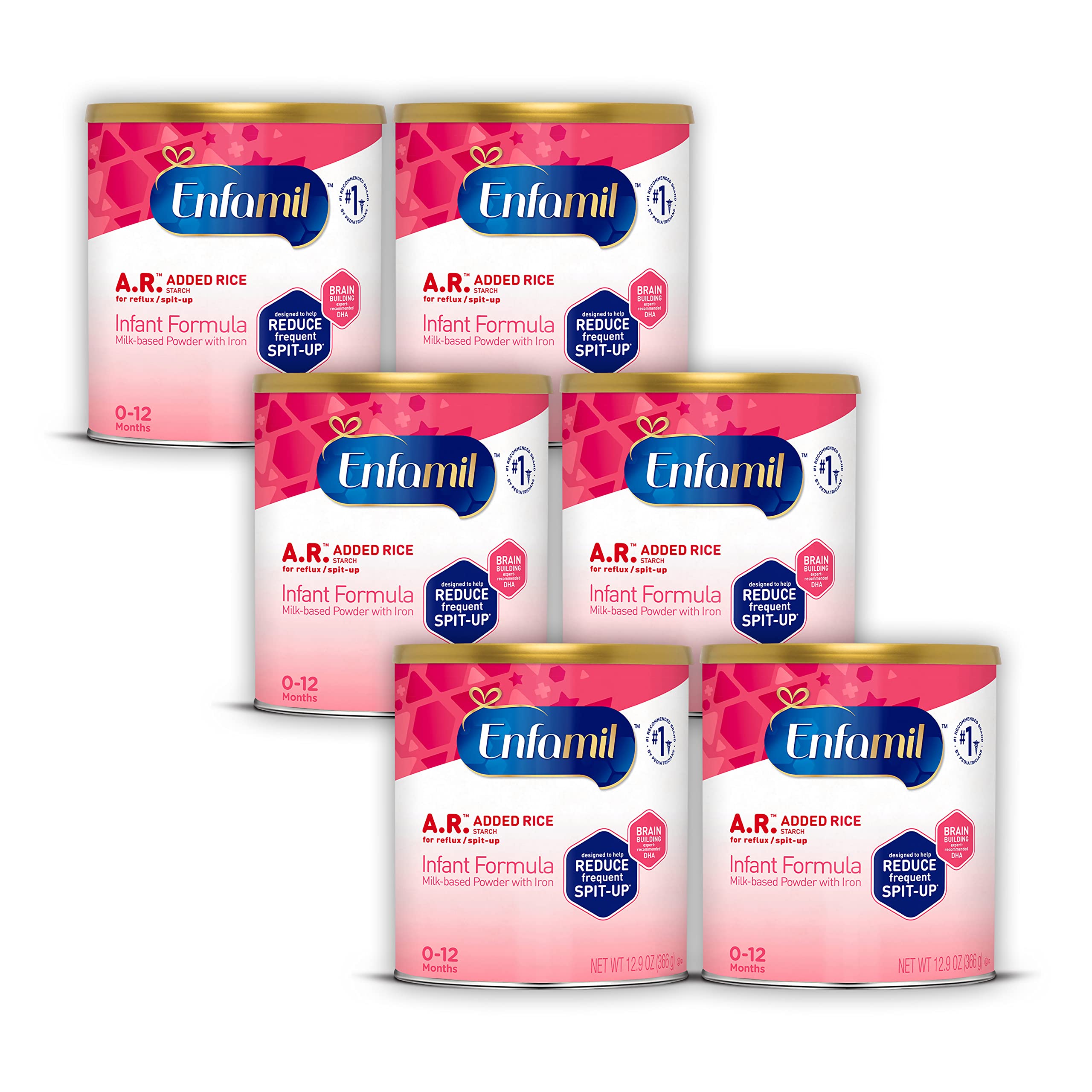 Buy Enfamil A.R. Baby Formula, for Spit Up, Powder, 12.9 oz Can (Case