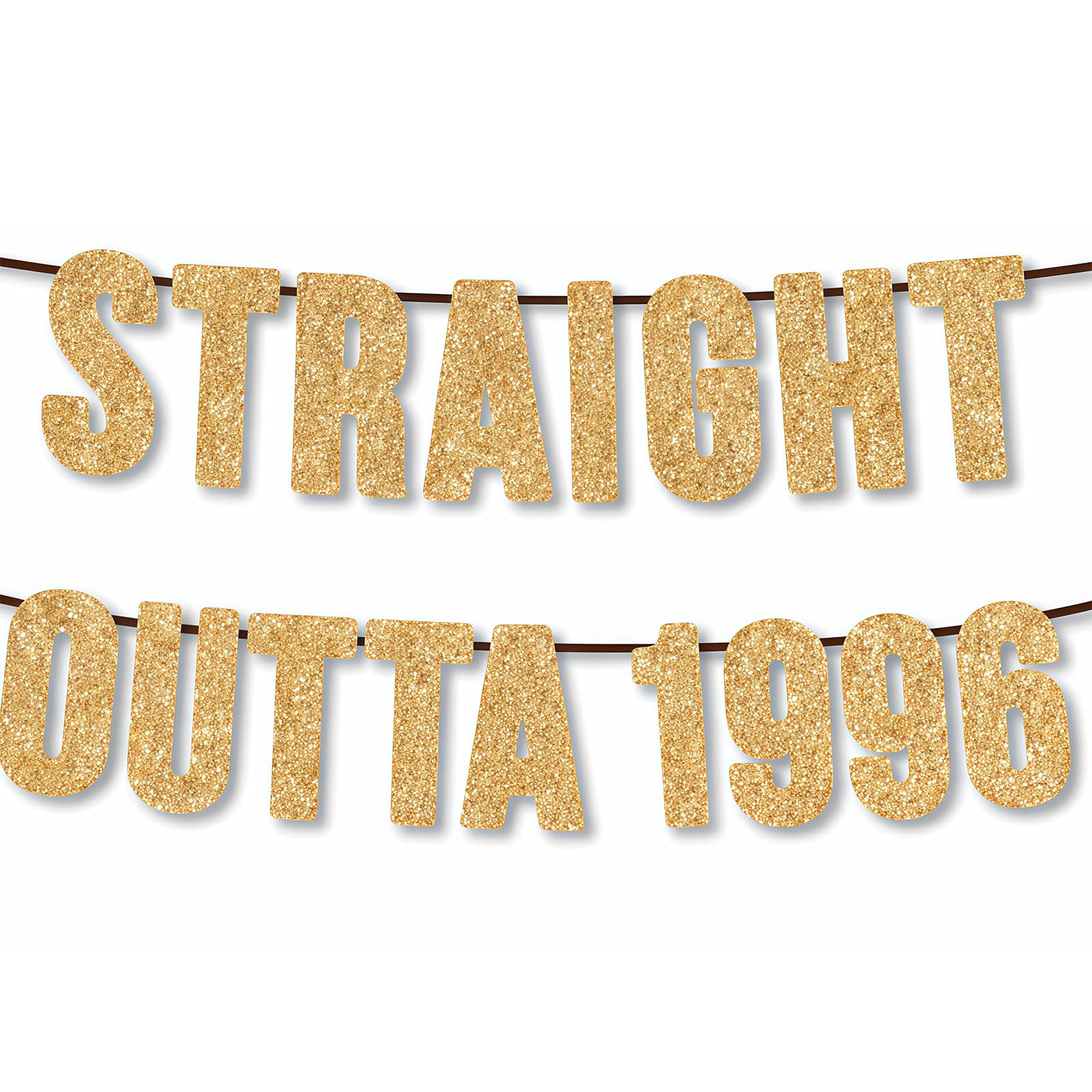 AuraFusion 30th Birthday Decorations Banner Happy Birthday Banner 30th Birthday Banner Party Decoration For Women Men Friends Family Celebration Photo Wall Backdrop Supplies Champagne Gold Glitter