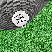 Vista 2 de Divertido marcador de pelota de golf con clip magnético para sombrero, un regalo de golf perfecto para hombres o mujeres, accesorios de golf