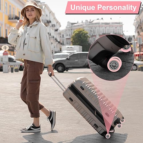 Miniatura 6 de Fundas protectoras de silicona para ruedas de equipaje, 8 unidades, fundas protectoras de rueda de equipaje para la mayoría de ruedas de 8 ruedas