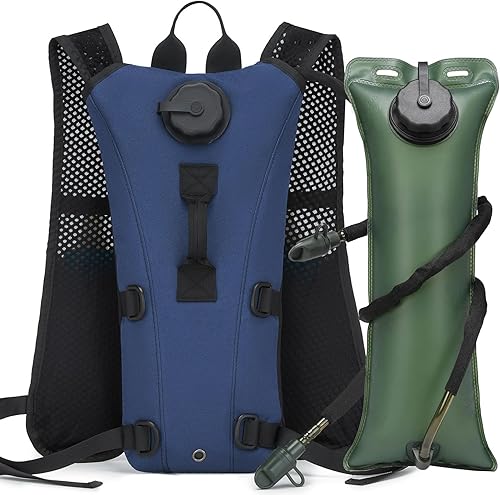 Miniatura 8 de ATBP Chaleco Táctico de Hidratación para Correr con Bolsa de Agua de 3L, Mochila para Ciclismo, Maratón, Senderismo, Mochila Diurna para Hombres y