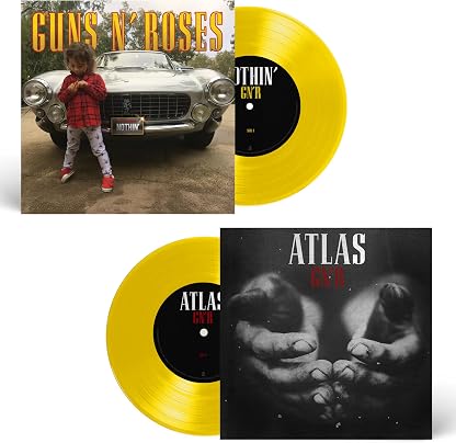 Nothin' / Atlas[Canary Yellow 7" Single] por Guns N' Roses — capa do álbum