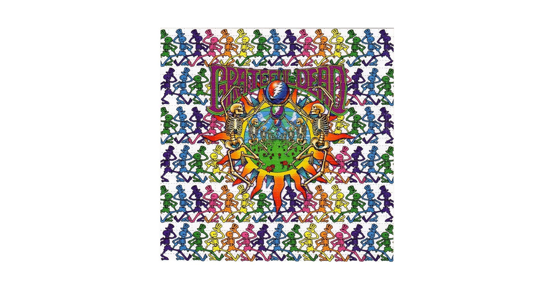 Amazon.co.jp: Blotter Art ダンシングスケルトン グレートフル