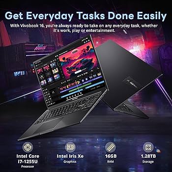 t*a様 ASUS Vivobook Intel i7-1255U 16GB R Amazon.com: ASUS Vivobook Laptop, 15.6” FHD Touchscreen