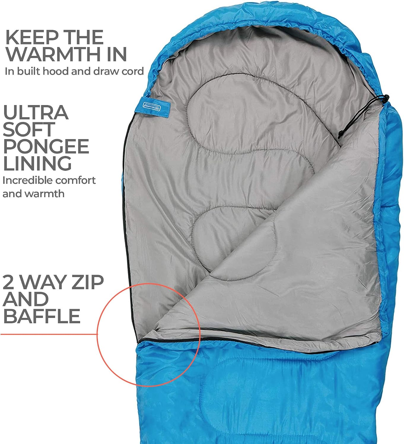 Highlander Outdoor Sleepline 250 Mummy Sleeping Bag