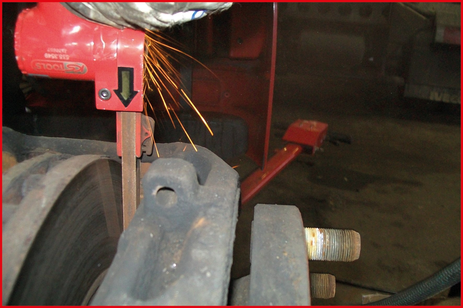 KS Tools 515.3549 Ponçeuse à bandes pression max. 6,3 bar | Ponçeuse à bandes pression max. 6,3 bar