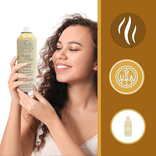 Miniatura 6 de Worldwide Nutrition Paquete, 2 artículos Tyler French Market Fragancia Chambre Parfum - Ambientador de lujo en aerosol - 1 paquete de 4 onzas