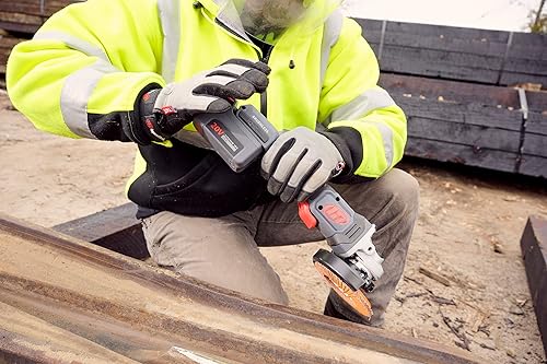 Miniatura 7 de Ingersoll Rand Amoladora angular inalámbrica G5351-K22-20V y herramienta de corte, kit de 2 baterías, 8000 RPM, 1HP, rueda de 4.5 pulgadas