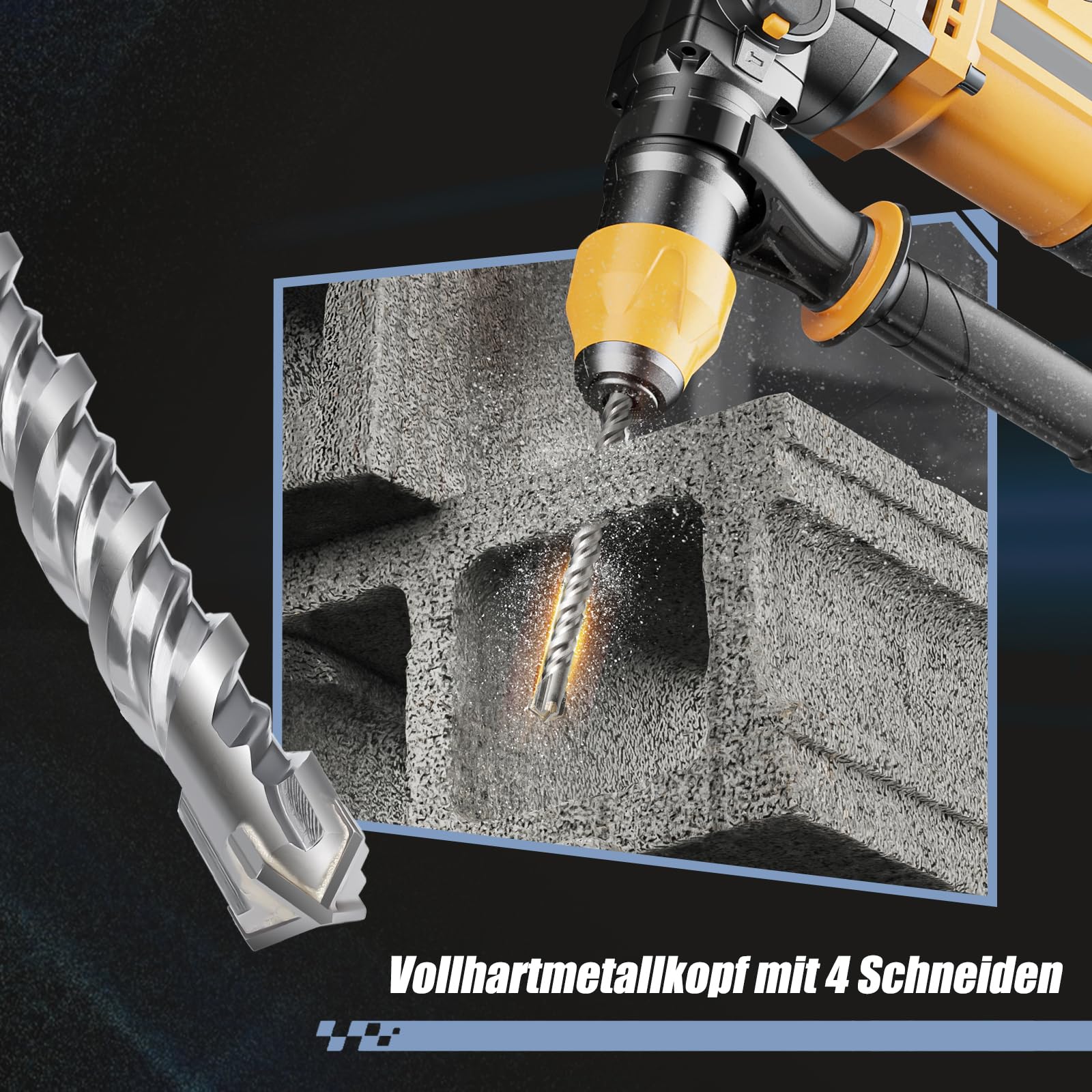 Betonboor 10x460mm - Eenvoudig boren in beton en steen - Doe het zelf