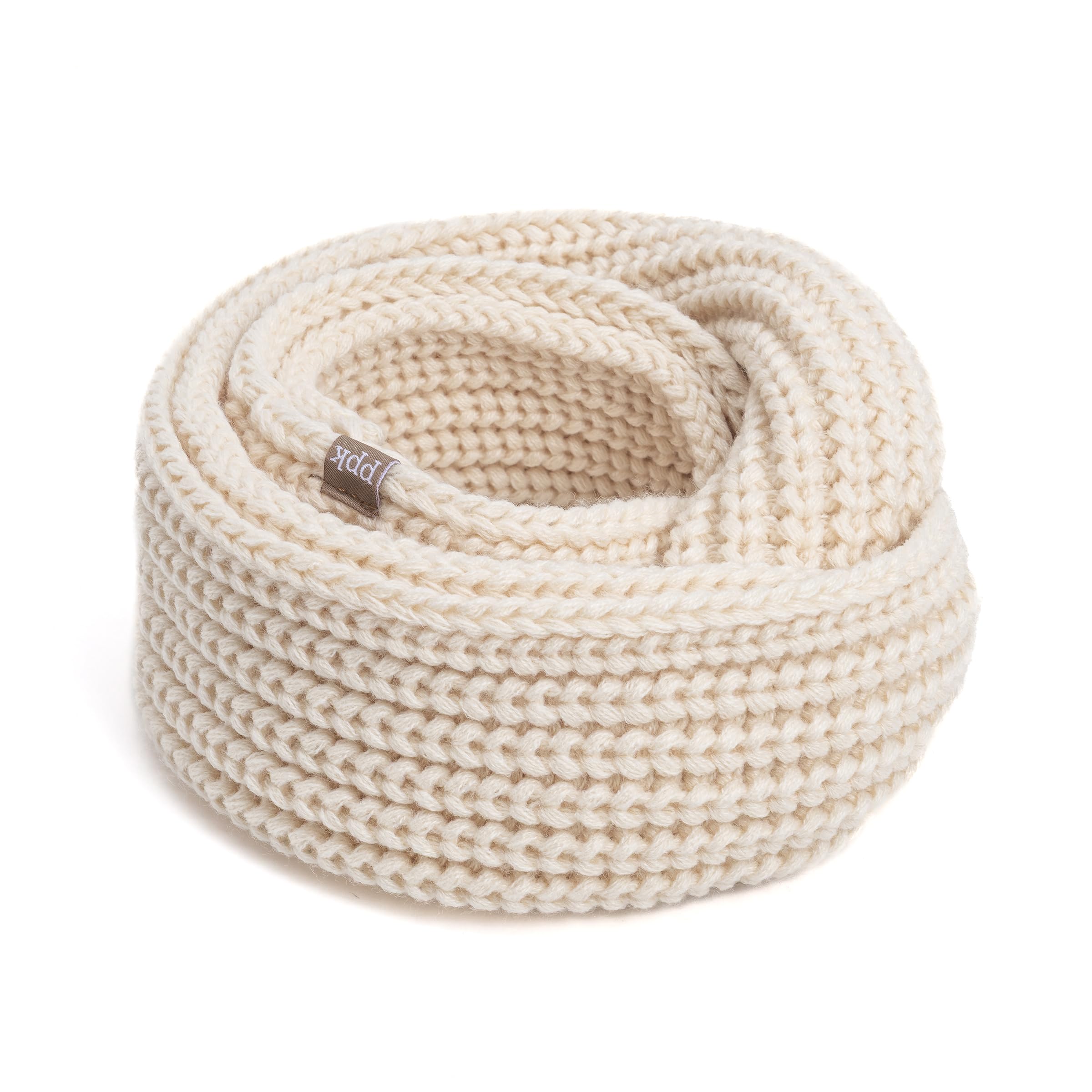 Kids Chunky Knitted Infinity Scarf/Neck Warmer for Girls 4-14 years old