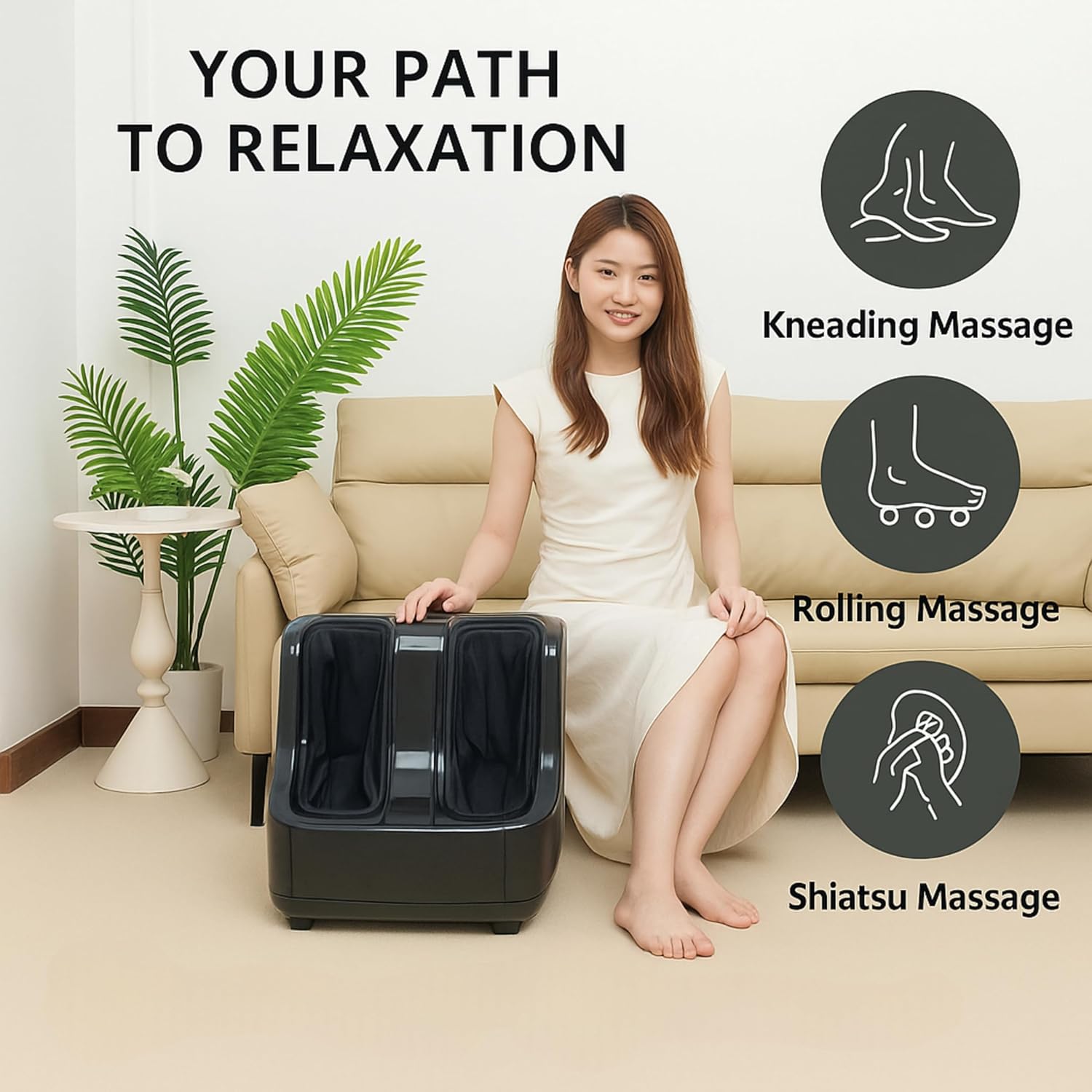 Extralx electric leg, foot and calf with heat heat, adjustable settings, kneading and rolling massage, LED display, washable fabric - pain relief and relaxation for home use Extralx electric leg, foot and calf with heat heat, adjustable settings, kneading and rolling massage, LED display, washable fabric - pain relief and relaxation for home use