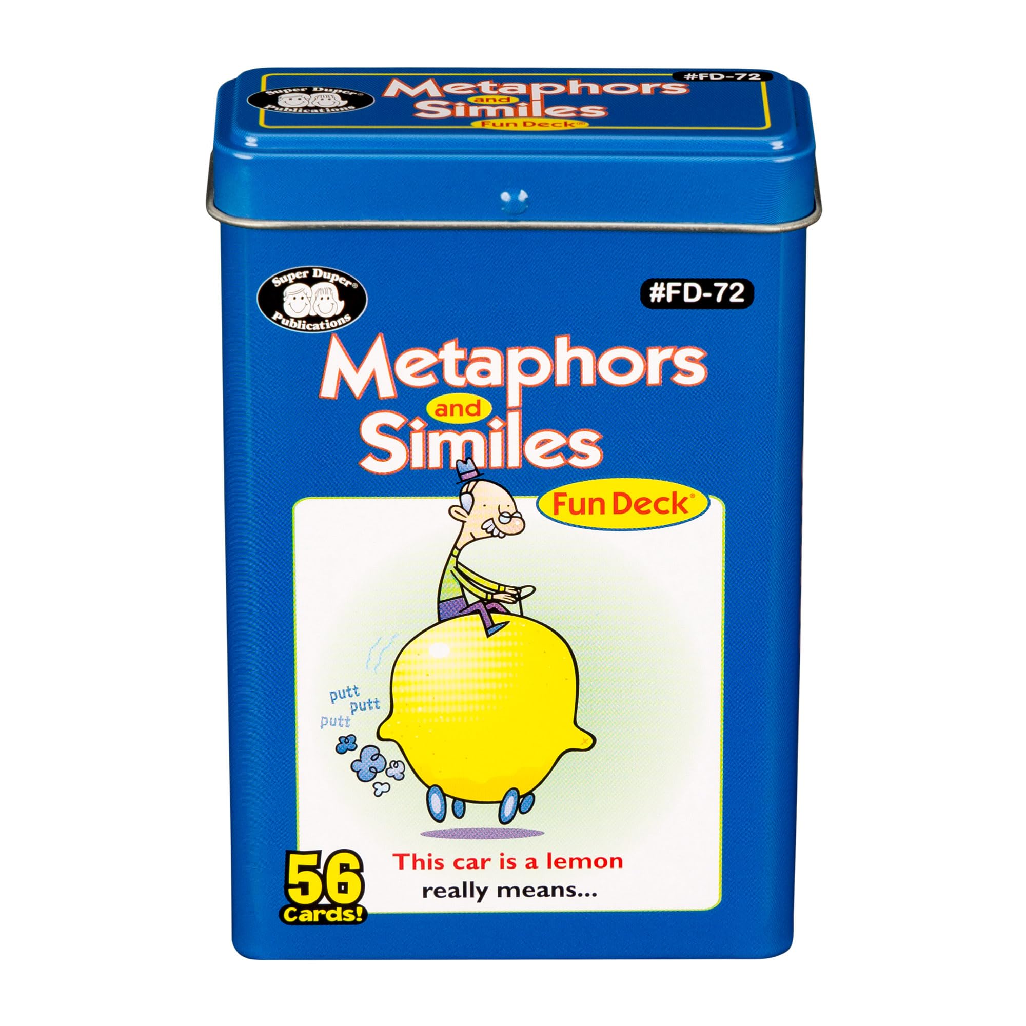 Super Duper Publications Metaphors and Similes Fun Deck Cards - Education