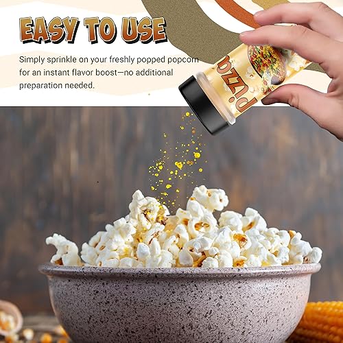 Miniatura 4 de Smash - Condimento "Popcorn", paquete de 4 unidades (Cheddar blanco, caramelo cheddar, mantequilla de cine, pizza)..