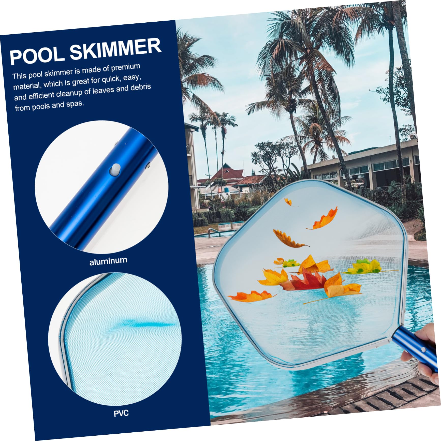 Mipcase Piscina Limpiador De Estanques Profundos Accesorios De Limpieza Seguro y Duradero