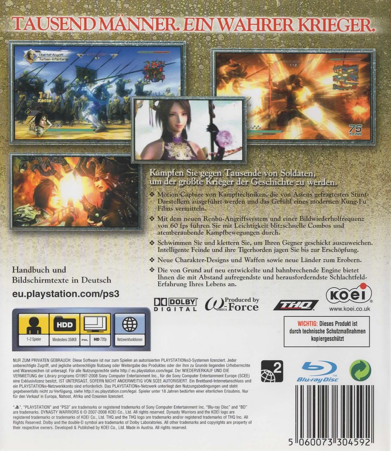 Dynasty warriors 6 seminovo - PS3 - Stop Games - A loja de games mais