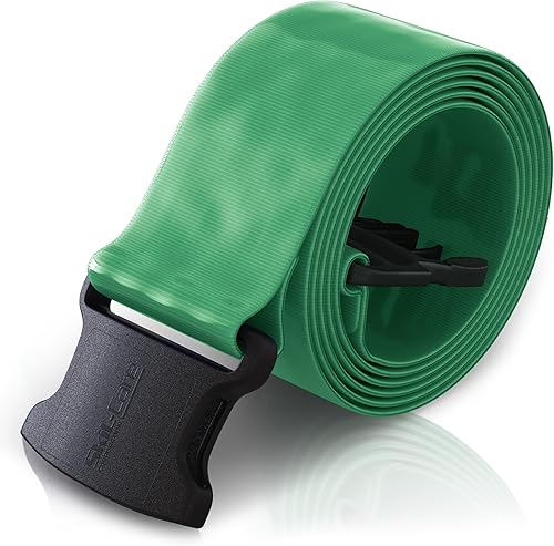 Skil-Care BioShield Cinturón de marcha limpiable, 72"L, verde  Cincha termosellada, hebilla Delrin, resistente a líquidos, ayuda para ambulación,