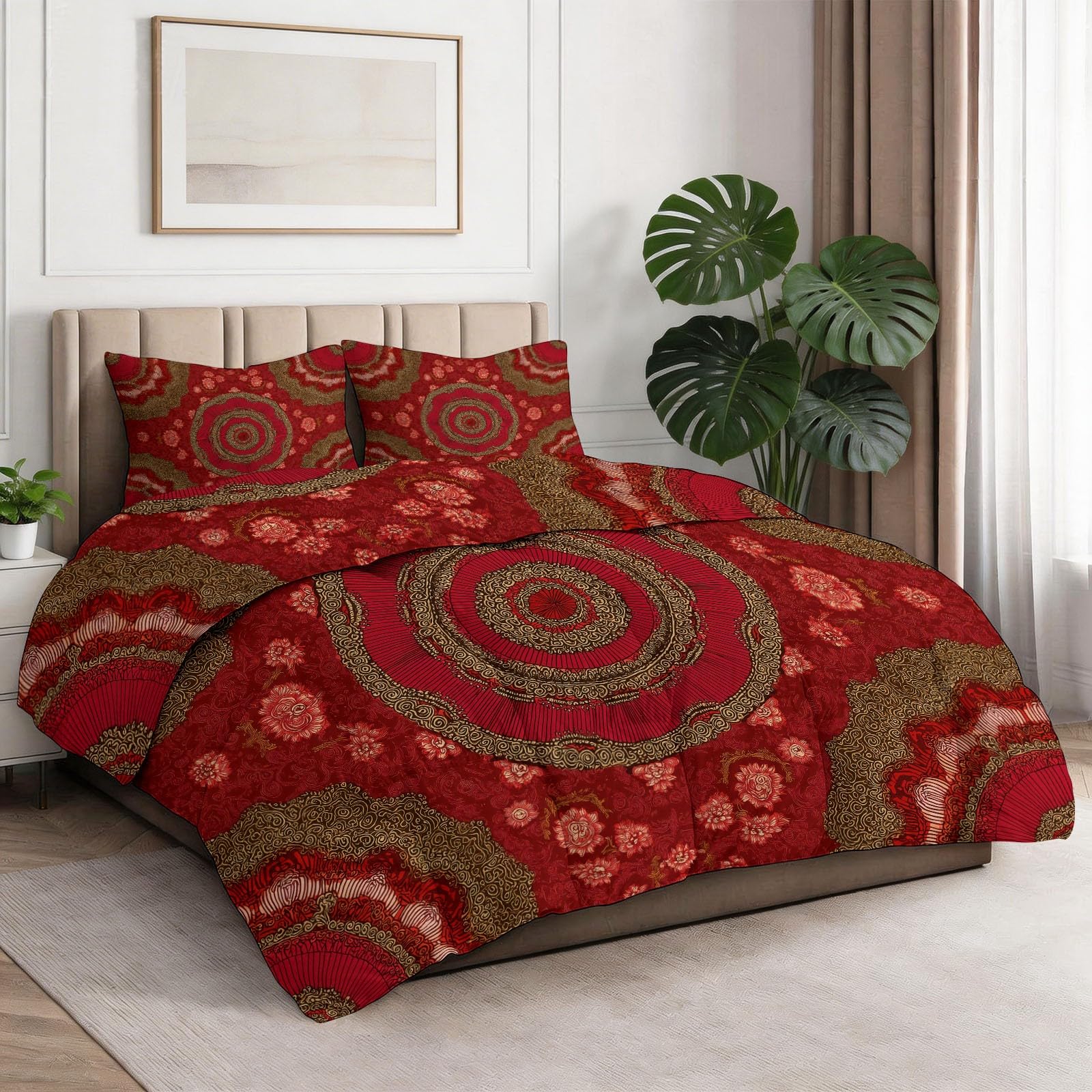 Edredón ligero de 220 x 240 cm reversible para eliminar el peso excesivo en la cama