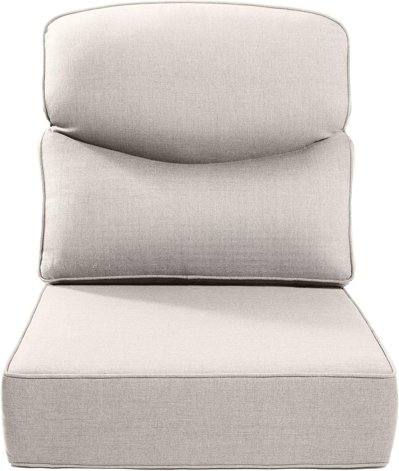 Outdoor Cushions: Surprising 6-Inch Support for Neck, Back, Hip-Water-Repellent, Durable, 140°C Tested