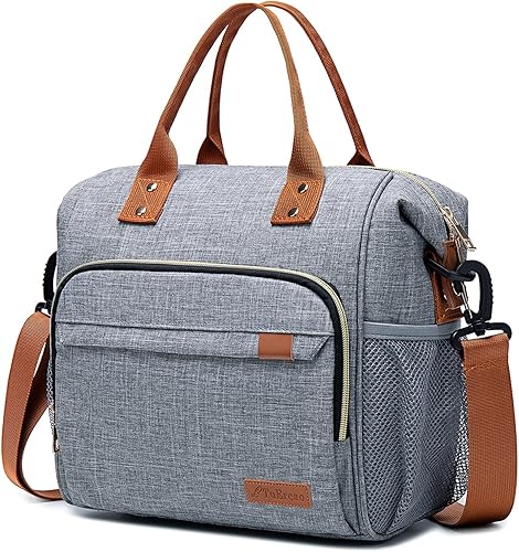 Miniatura 27 de TuErCao - Lonchera para mujer, bolsas de almuerzo para el trabajo para maestra, enfermera, mamá, lonchera pequeña aislada para pícnic, viaje, S1: