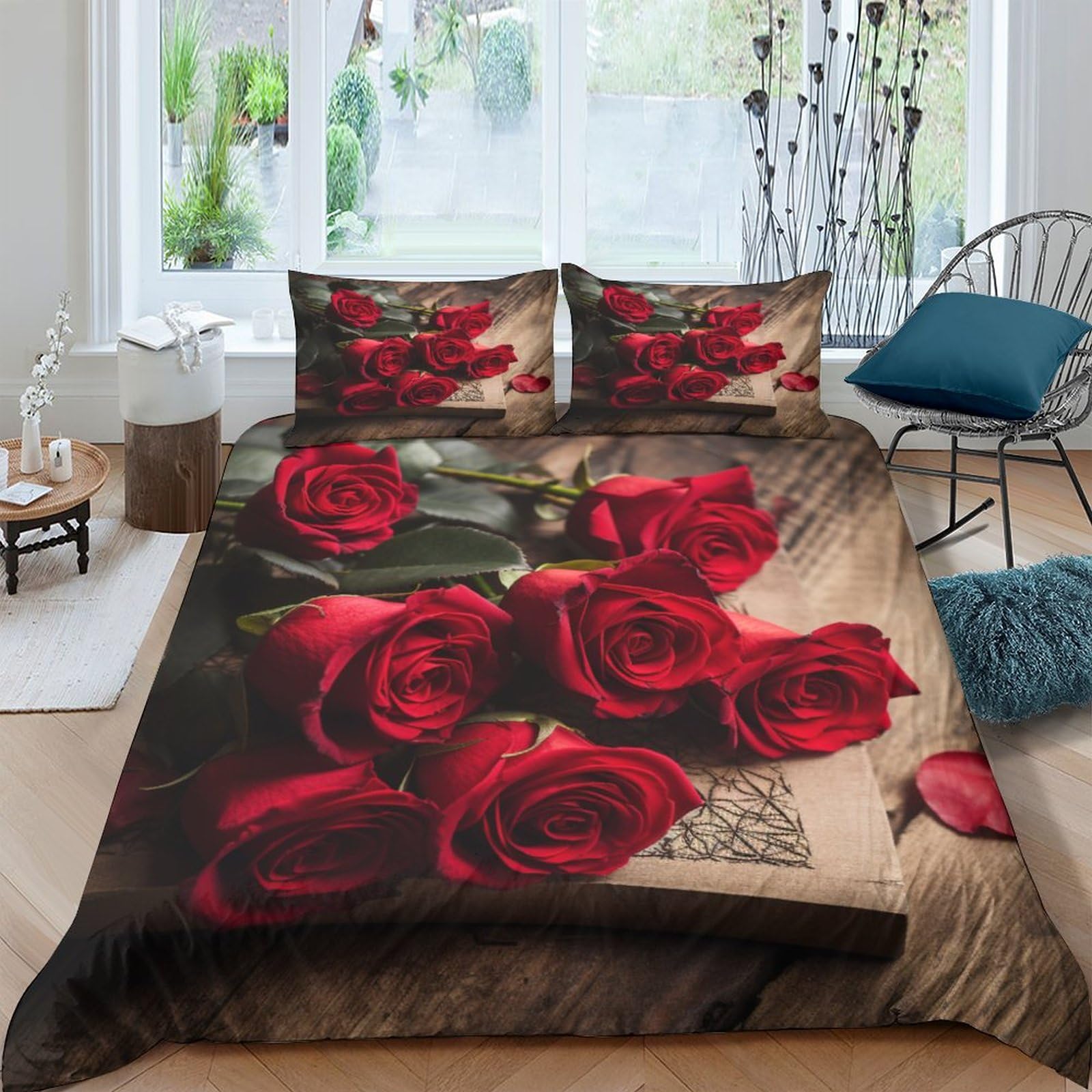 Ensemble de literie IOFEER en microfibre premium avec parure 3 pièces