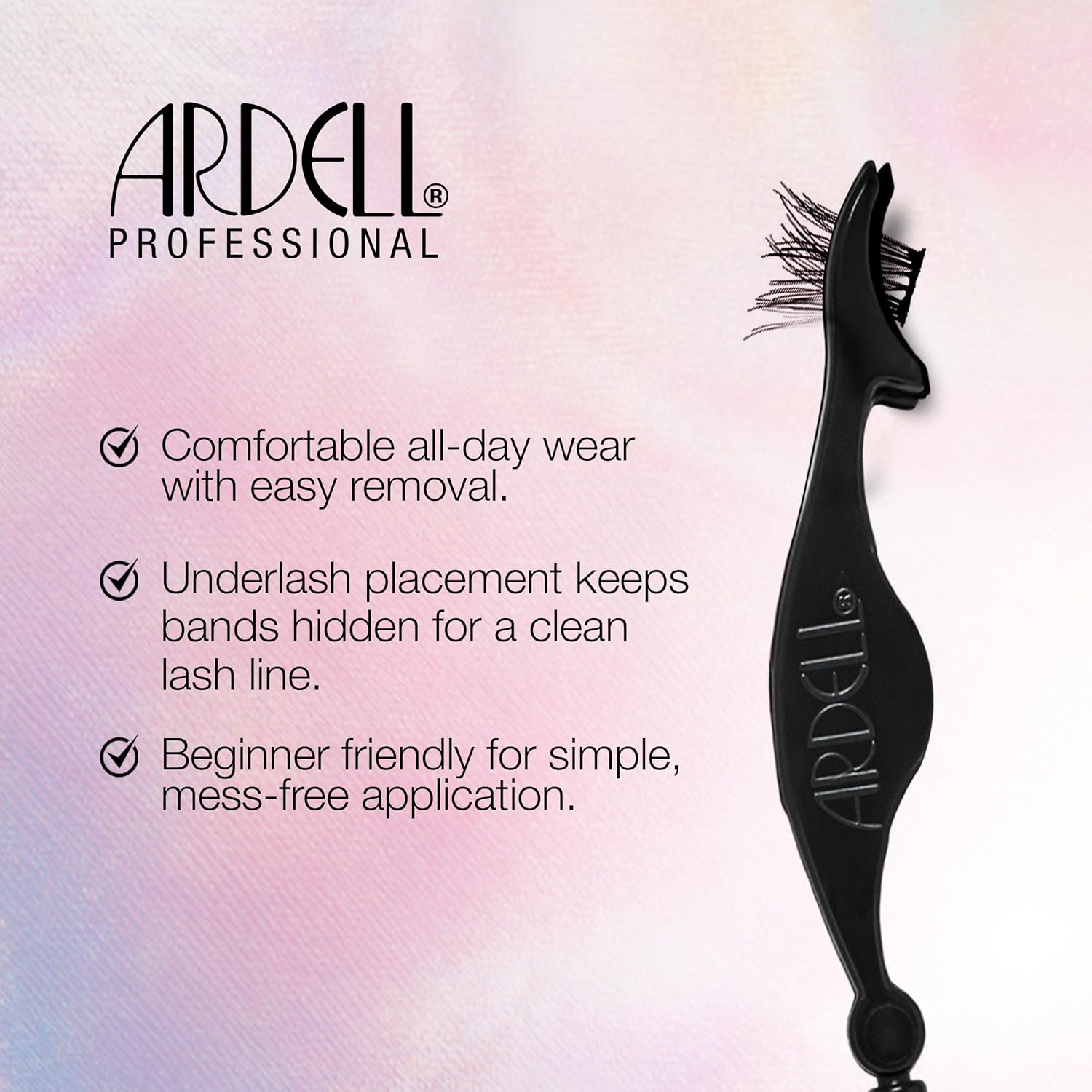 Ardell Press On Lashes Faux Mink Natural – Pre-Glued Underlash Extensions, DIY Lash Clusters, No Glue Needed Cluster Eyelash Extensions, 100 ct