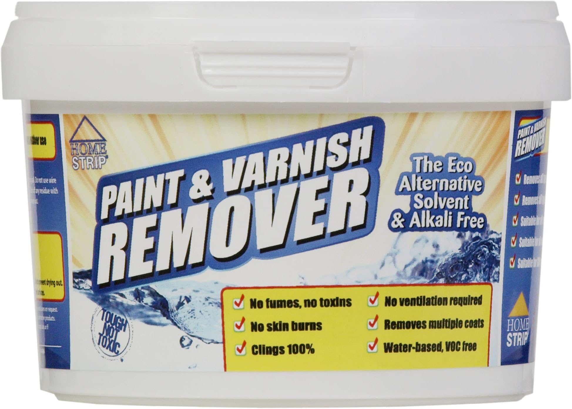 Home Strip Paint & Varnish Remover Water Based, Toxic & Solvent Free Paint Stripper for