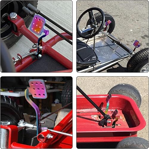 Vista 28 de GREHUA Go Kart Pedal y cable del acelerador compatible con Predator 212cc 196cc 6.5hp Road Rocket Manco Kandi Carter Azusa Go Kart Vintage Racing