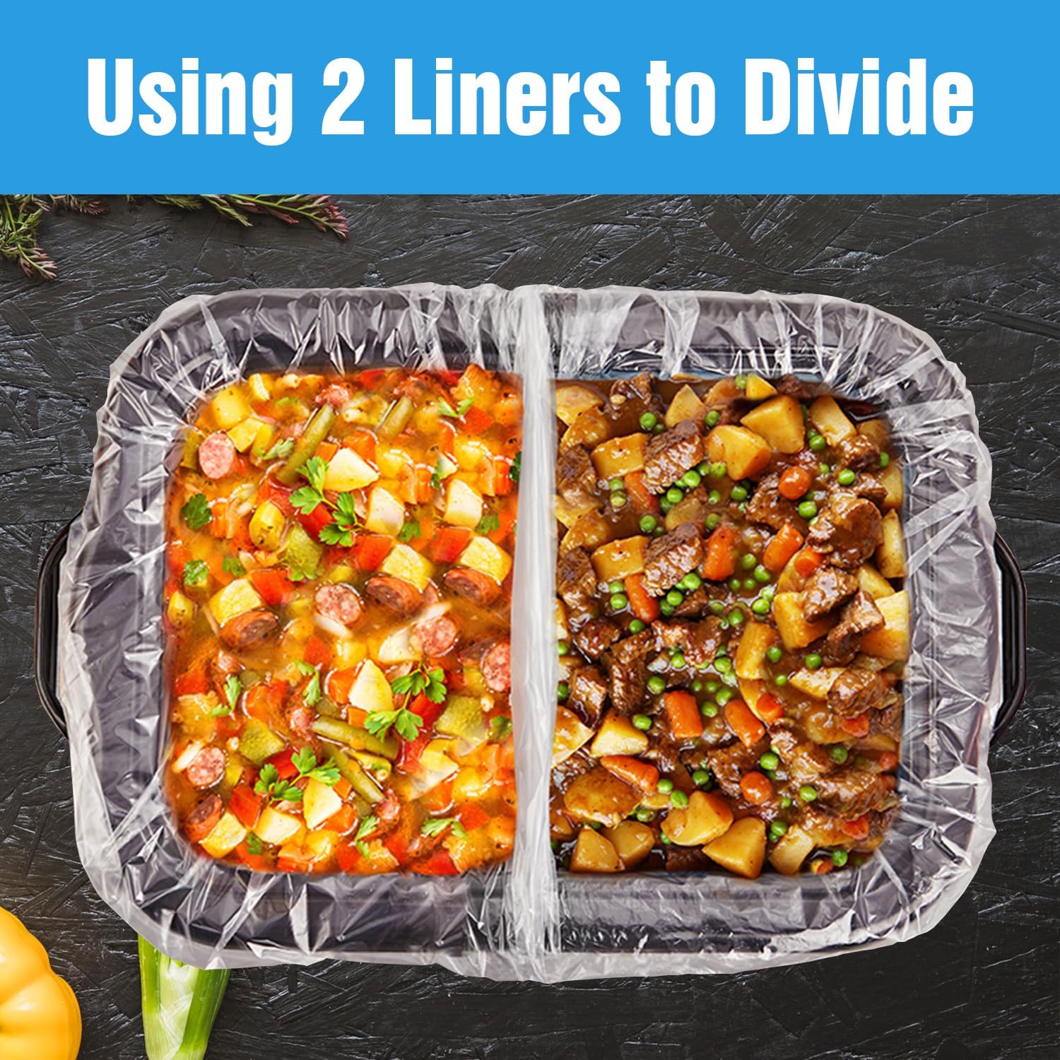 10 ×Electric Roaster Liners 34 x 18 Inch Disposable Roaster Liners Fits 16, 18, 22 Quarts Roasters, Roasting Pan Liners Cooking Bags for Immediate Cleanup - Image 6