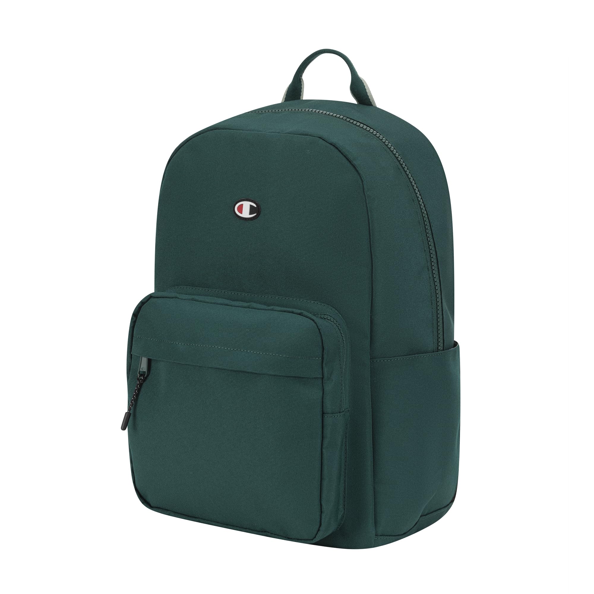 Champion Mochila unisex para laptop con correas acolchadas ajustables, bolsillo para botella de agua para el trabajo, viajes, mochila de uso diario, Emerald Allure, M, Mochila Level