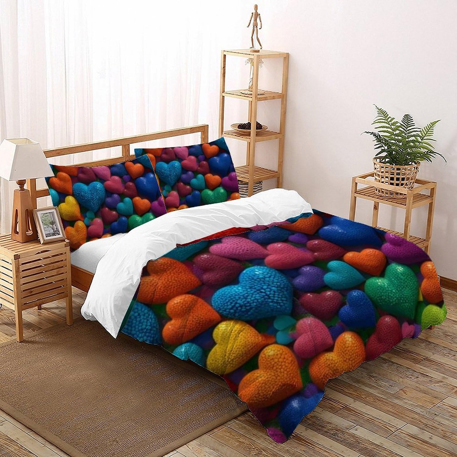 Housse de couette King dessin animé en microfibre 220x240cm