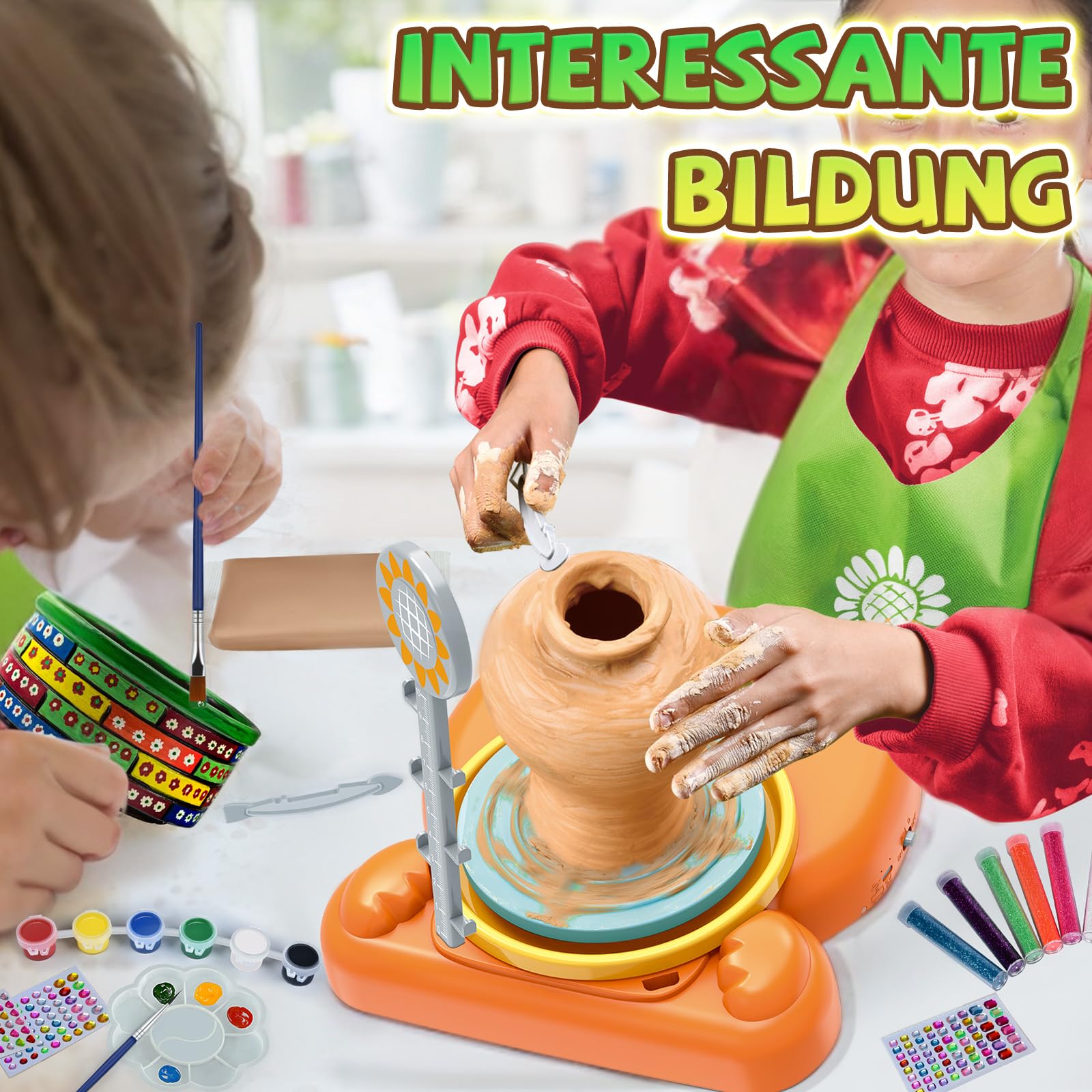 Kit Di Ceramica Per Adulti & Bambini | Con Utensili Per - Foto 7