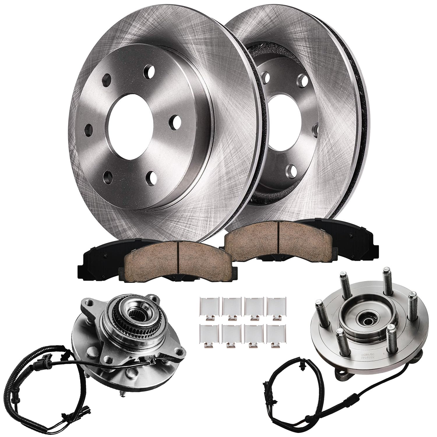 Detroit Axle - 4WD Front Brake Kit for 2011-2014 Ford F-150 Expedition